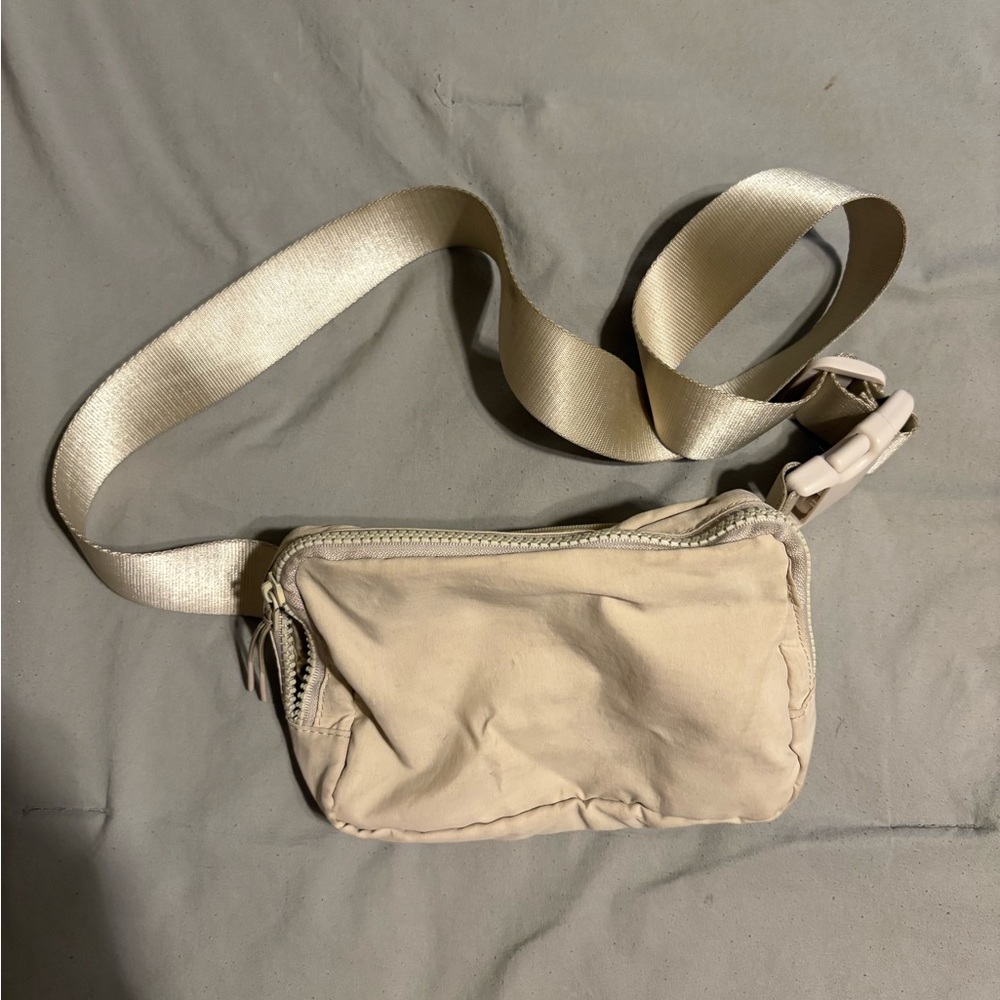 Cream Belt Bag